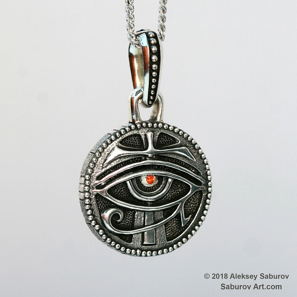 Horus & Anubis pendant