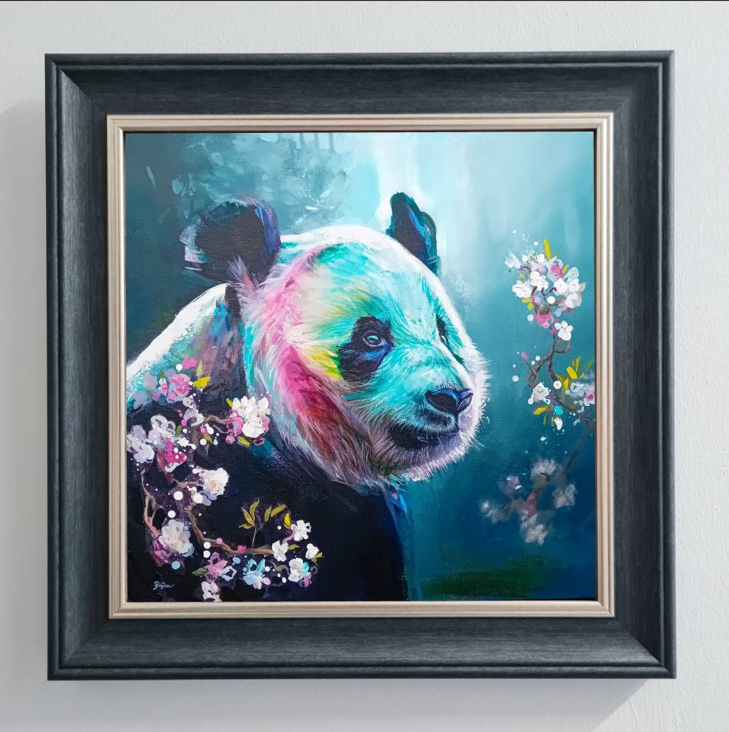 The Panda and The Cherry Blossom