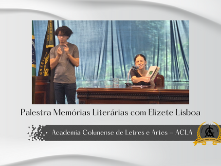 Palestra Memórias Literárias com Elizete Lisboa