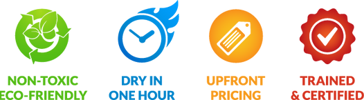 image of icons for carpet cleaning
