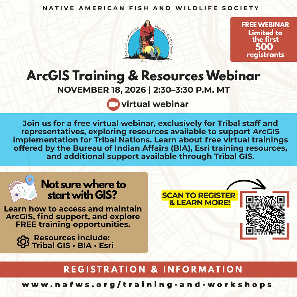 Arc GIS Resources for Tribal Nations