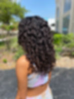 curls with volume