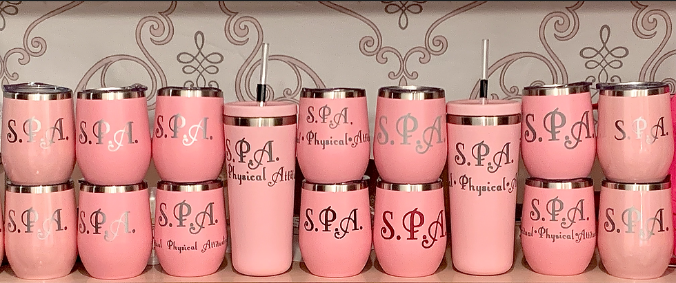 Drinkware: Water Bottle or Tumbler Personalized