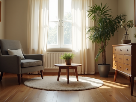Comfortable counseling space for Mental Health sessions