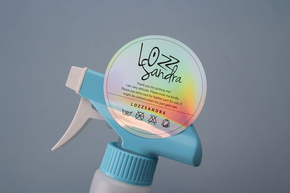 Lozz Sandra Thank You Hologram Sticker