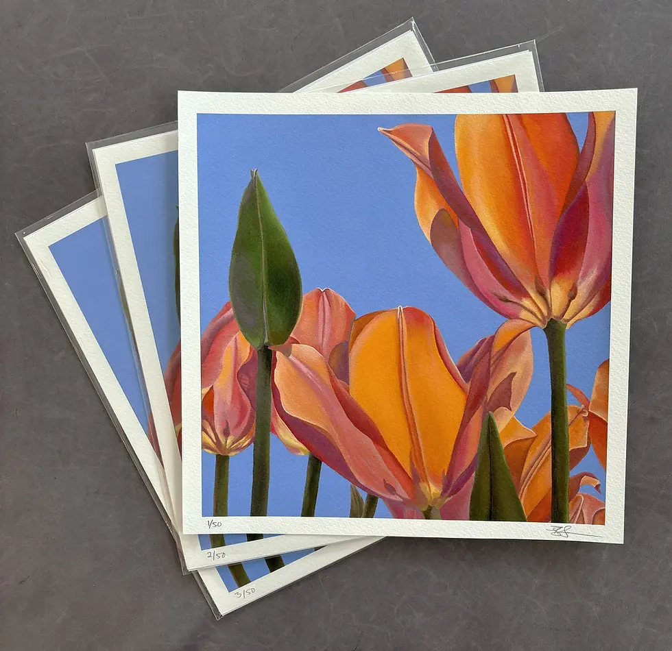 Thumbnail: Print of "Tulips - Rise with Enthusiasm"