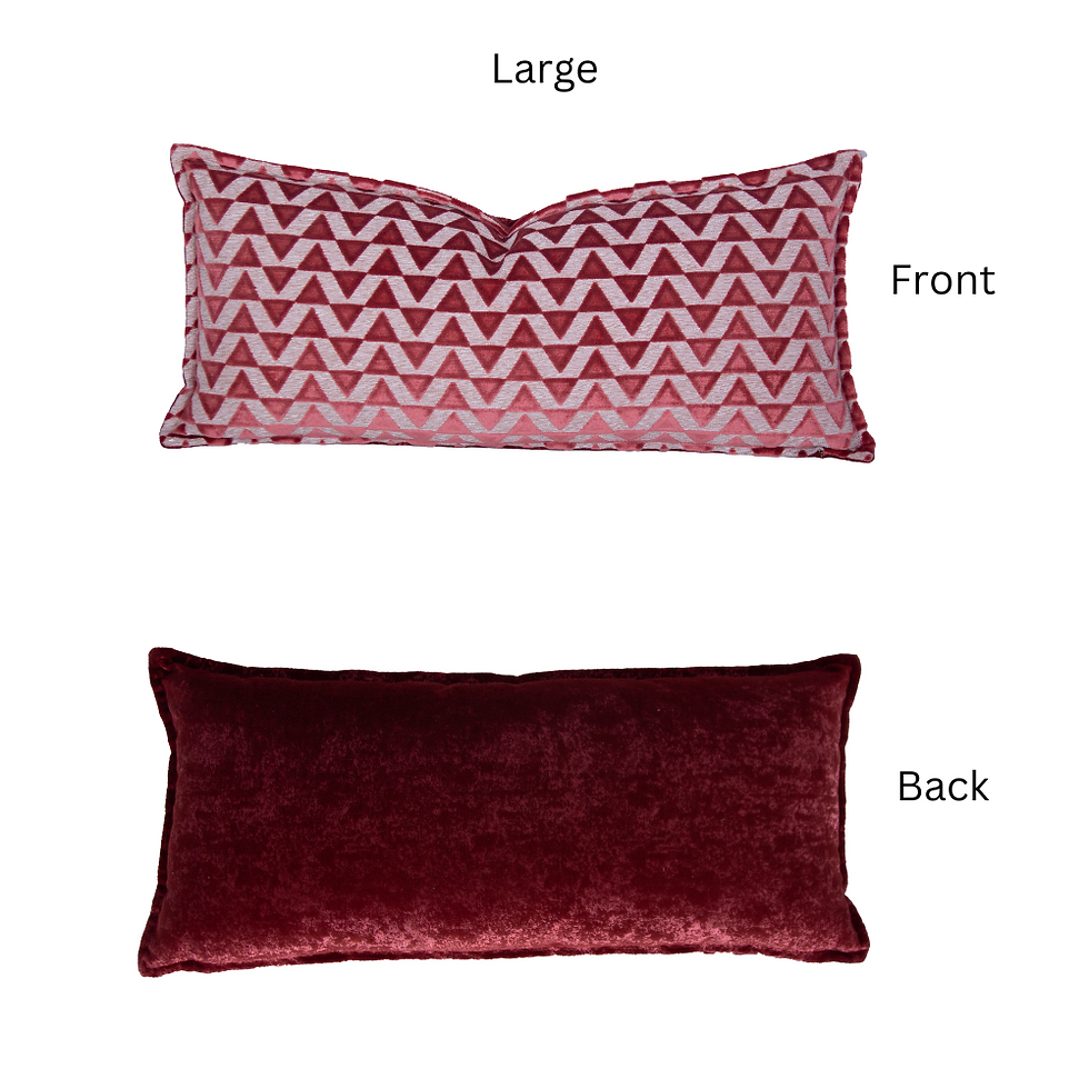 Thumbnail: Geometric Scatter Cushion - Red