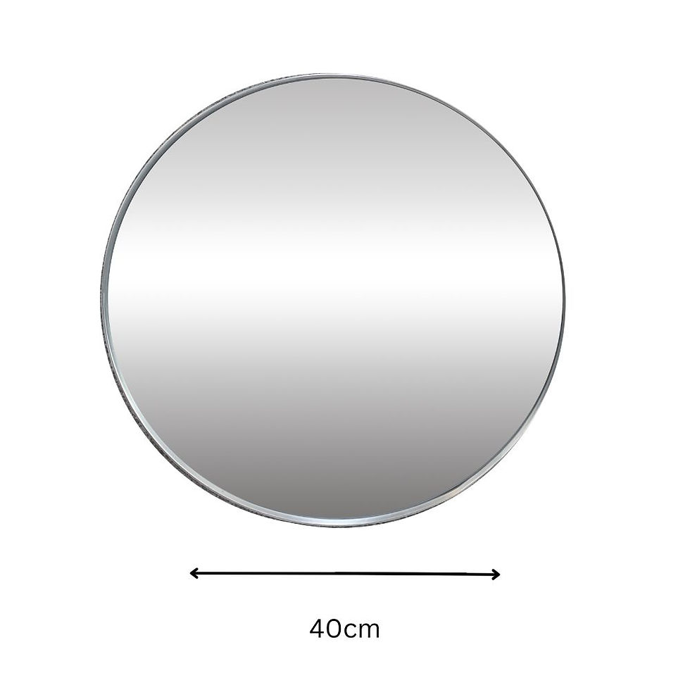 Thumbnail: Round Mirror Set - Silver