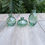 Thumbnail: Glass Vase Set - Green