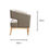 Thumbnail: Square Dining Chair - Silver