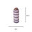 Thumbnail: Striped Glass Vase - Gold