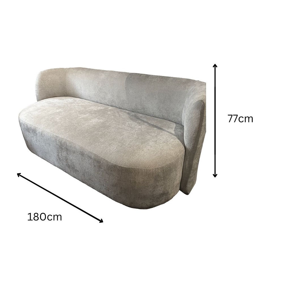 Thumbnail: Curved Sofa - White