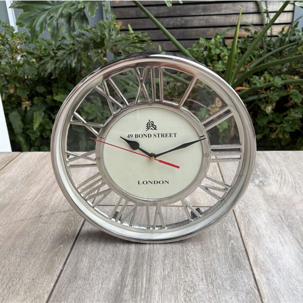 Wall Clock - Silver