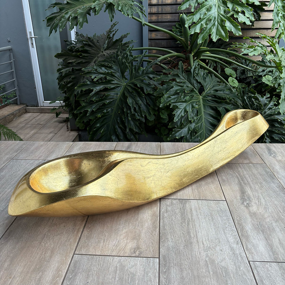 Thumbnail: Double Spoon Bowl - Gold