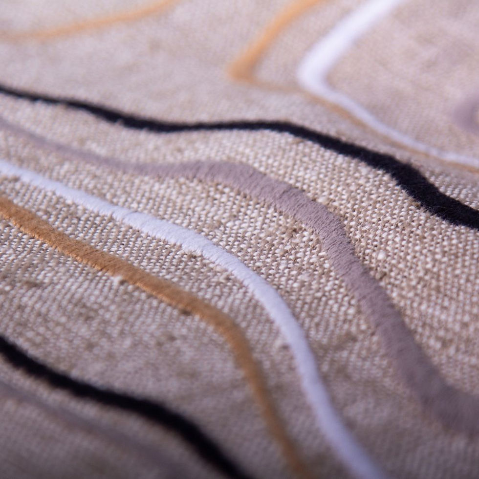 Thumbnail: Wave Scatter Cushion - Gold