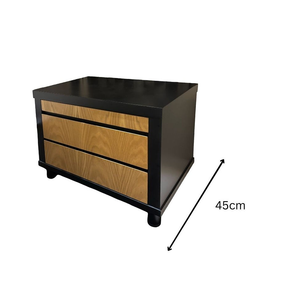 Thumbnail: Solid Wood Pedestal - Black