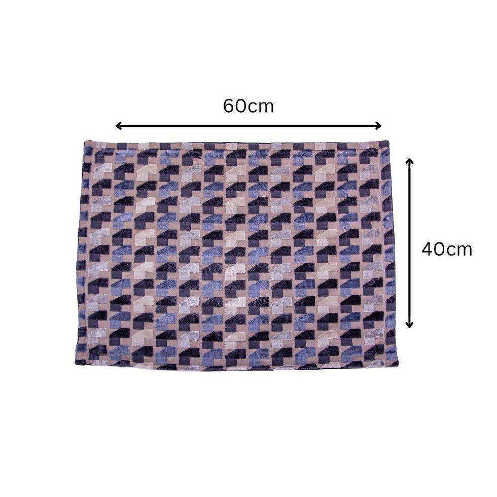 Thumbnail: Hounds Tooth Scatter Cushion - Blue