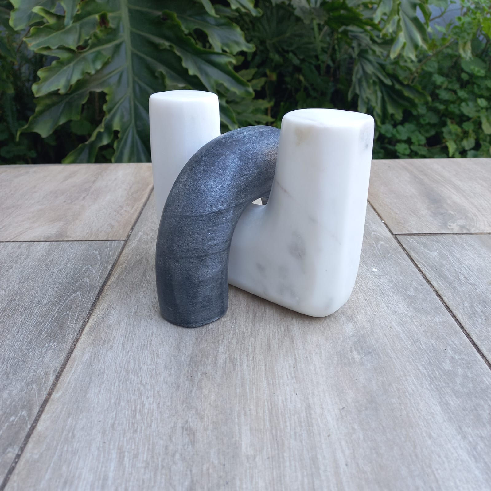 Marble Decor Set - Black & White