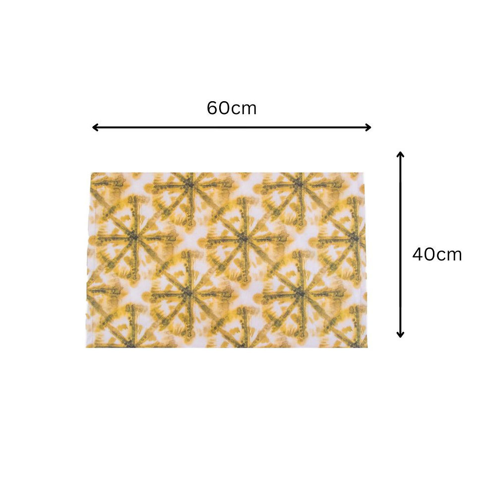 Thumbnail: Floral Outdoor Scatter Cushion - Yellow