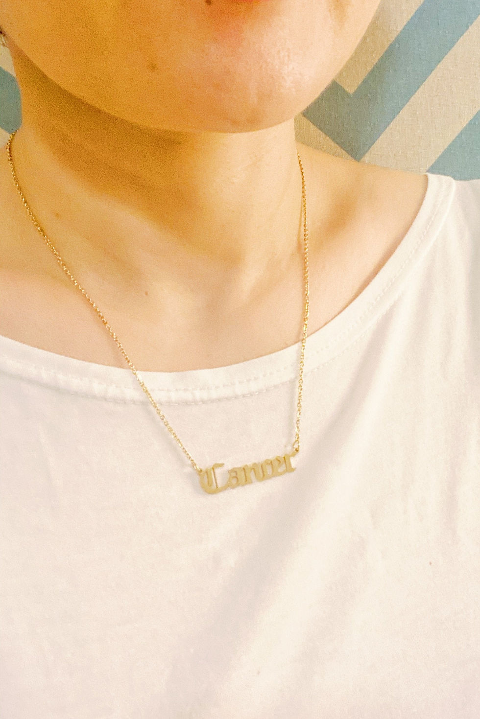 Thumbnail: Old English Zodiac Necklace