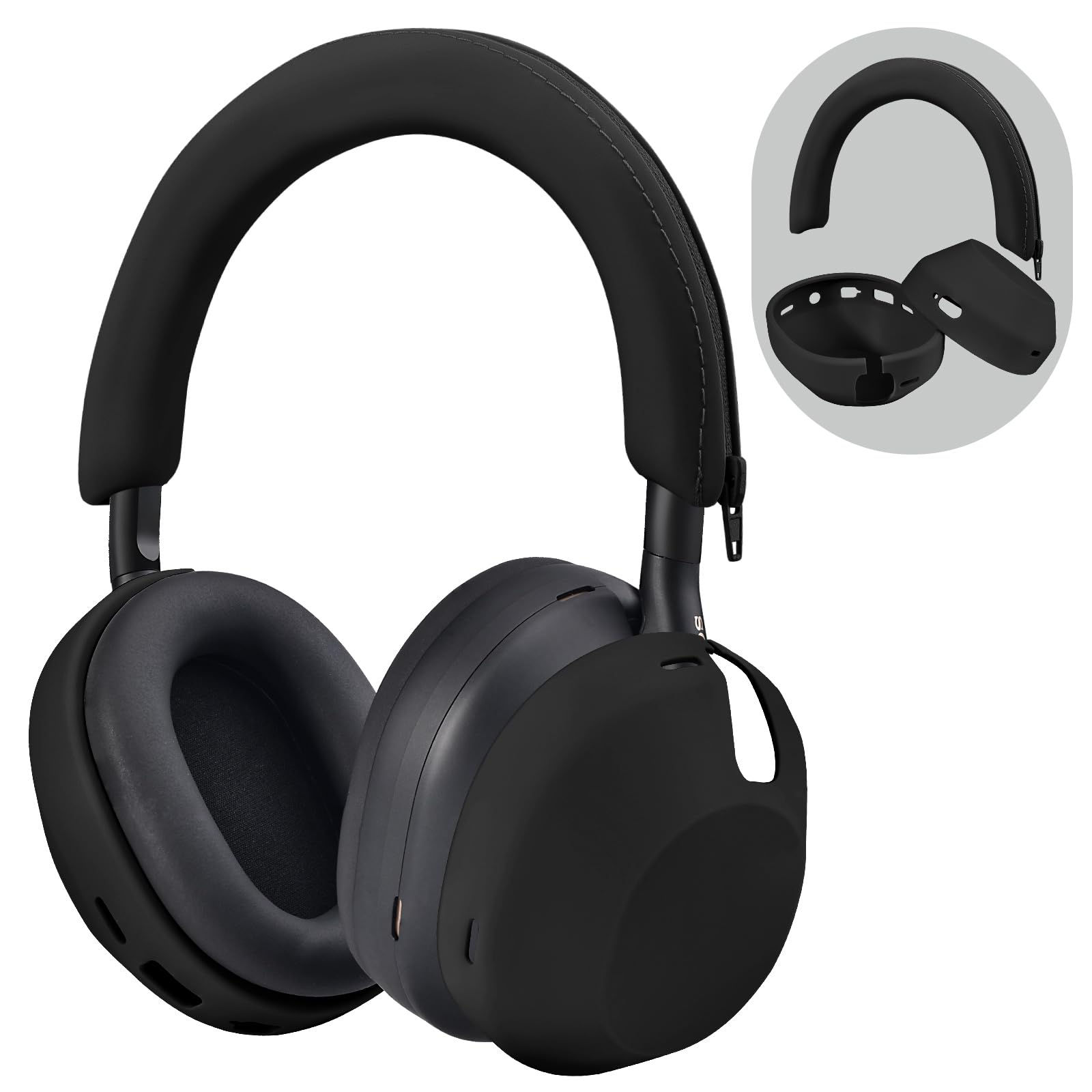 Silicone Case for Sony WH-1000XM5 Sony xm5 Wireless Headphones Protective case C