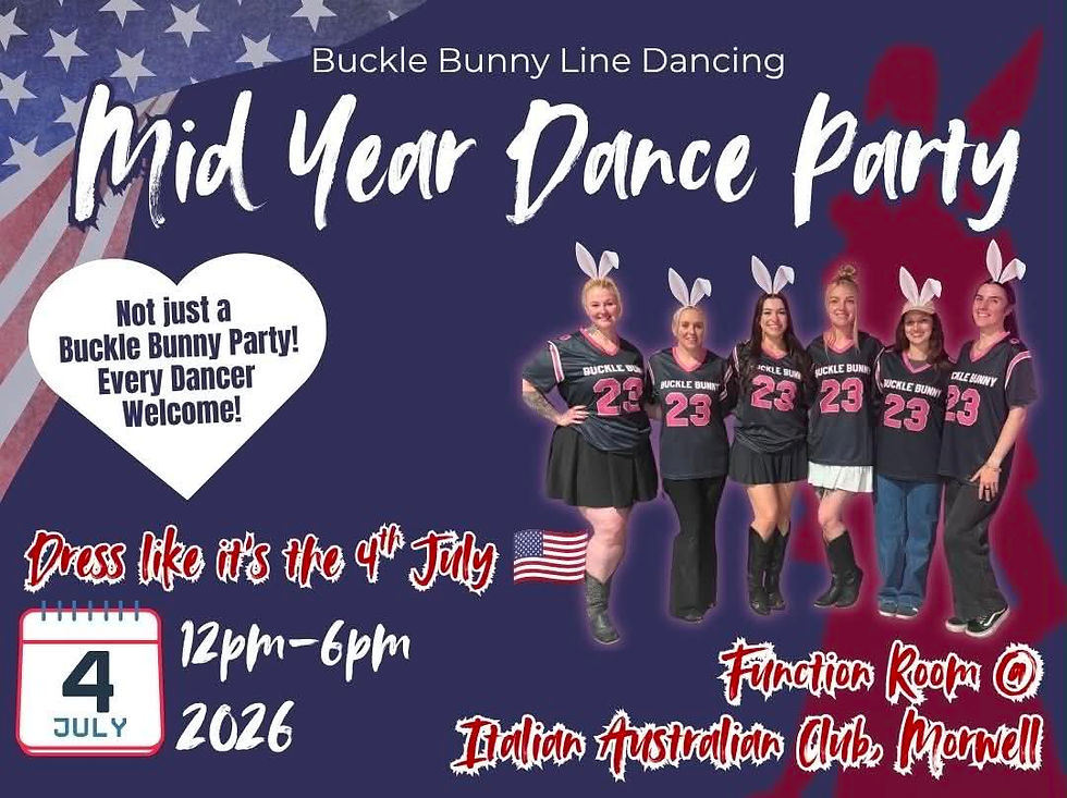 Buckle Bunny Mid Year Dance Party