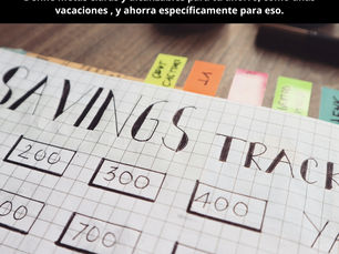 Establece metas de ahorro específicas: Define metas claras y alcanzables para tu ahorro, como unas vacaciones o la compra de un electrodoméstico, y ahorra específicamente para eso.
