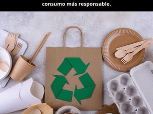 Reduce la compra de productos empaquetados: Prefiere productos a granel o con empaques biodegradables. Así reduces la cantidad de residuos generados y apoyas un consumo más responsable.