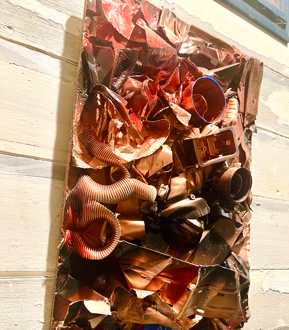 Thumbnail: “Sex in the Office” 13”x 20” Mixed Media on Wood 