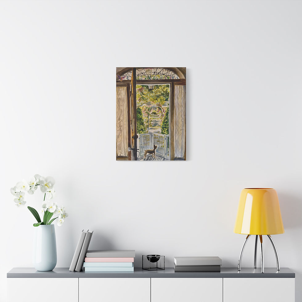 Thumbnail: "Little Guard"— Matte Stretched Canvas Wall Art