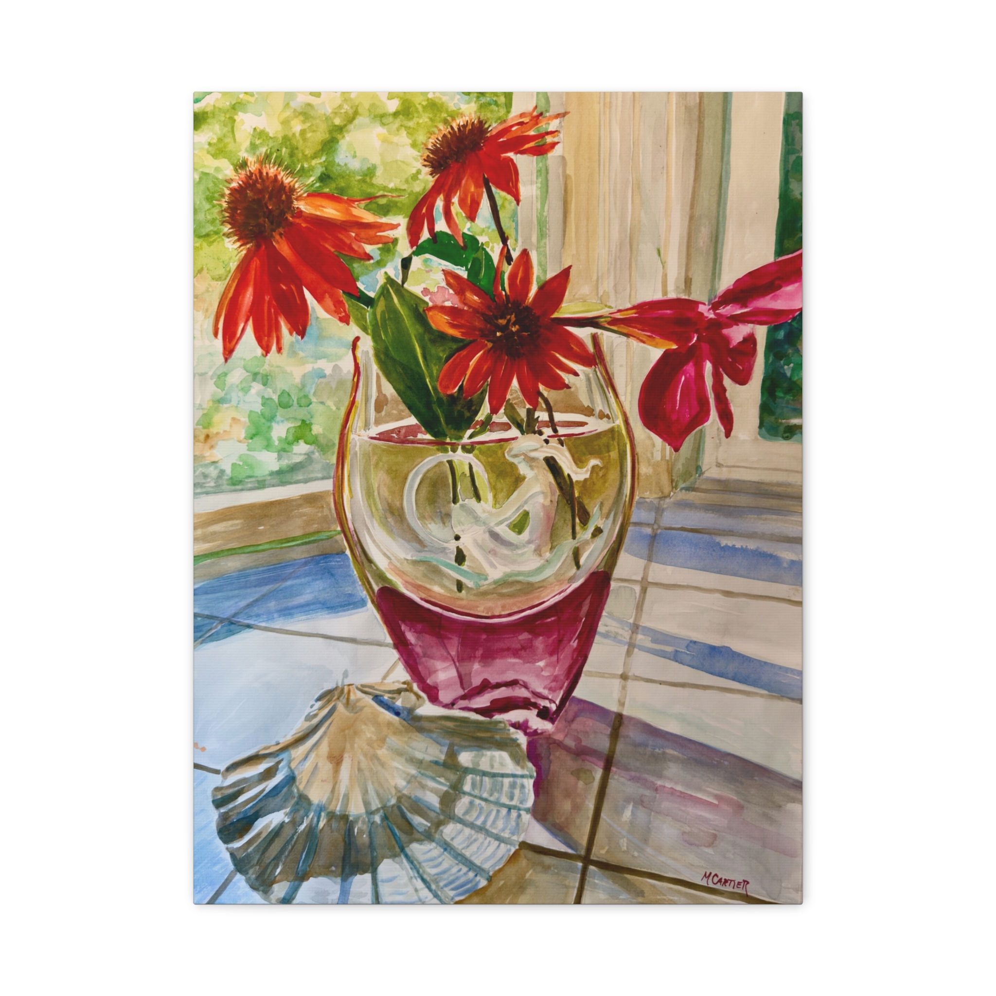 "Morning Shadows"— Matte Stretched Canvas Wall Art