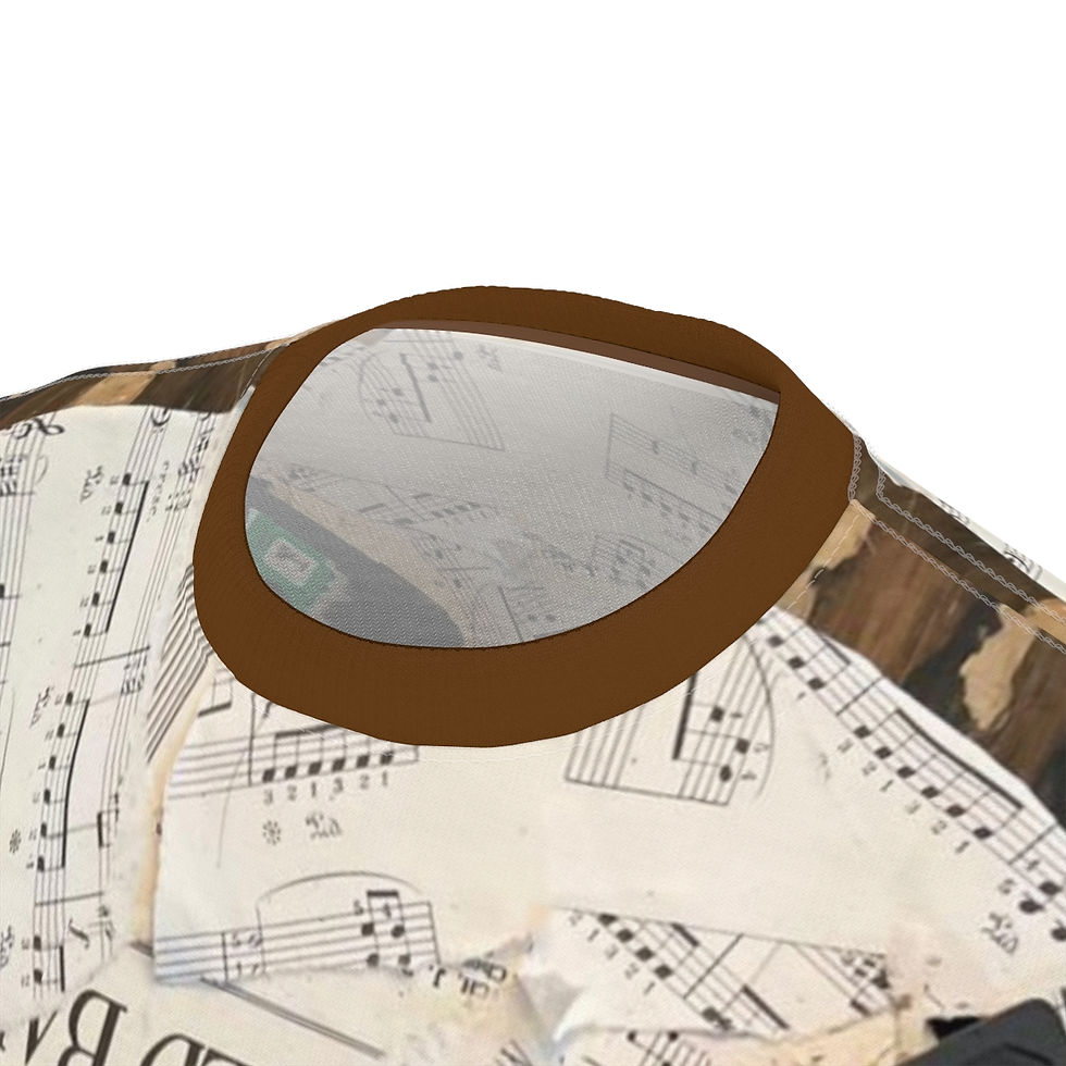 Thumbnail: Casette Tape Sheet Music Skull Tee By Daniel Cartier