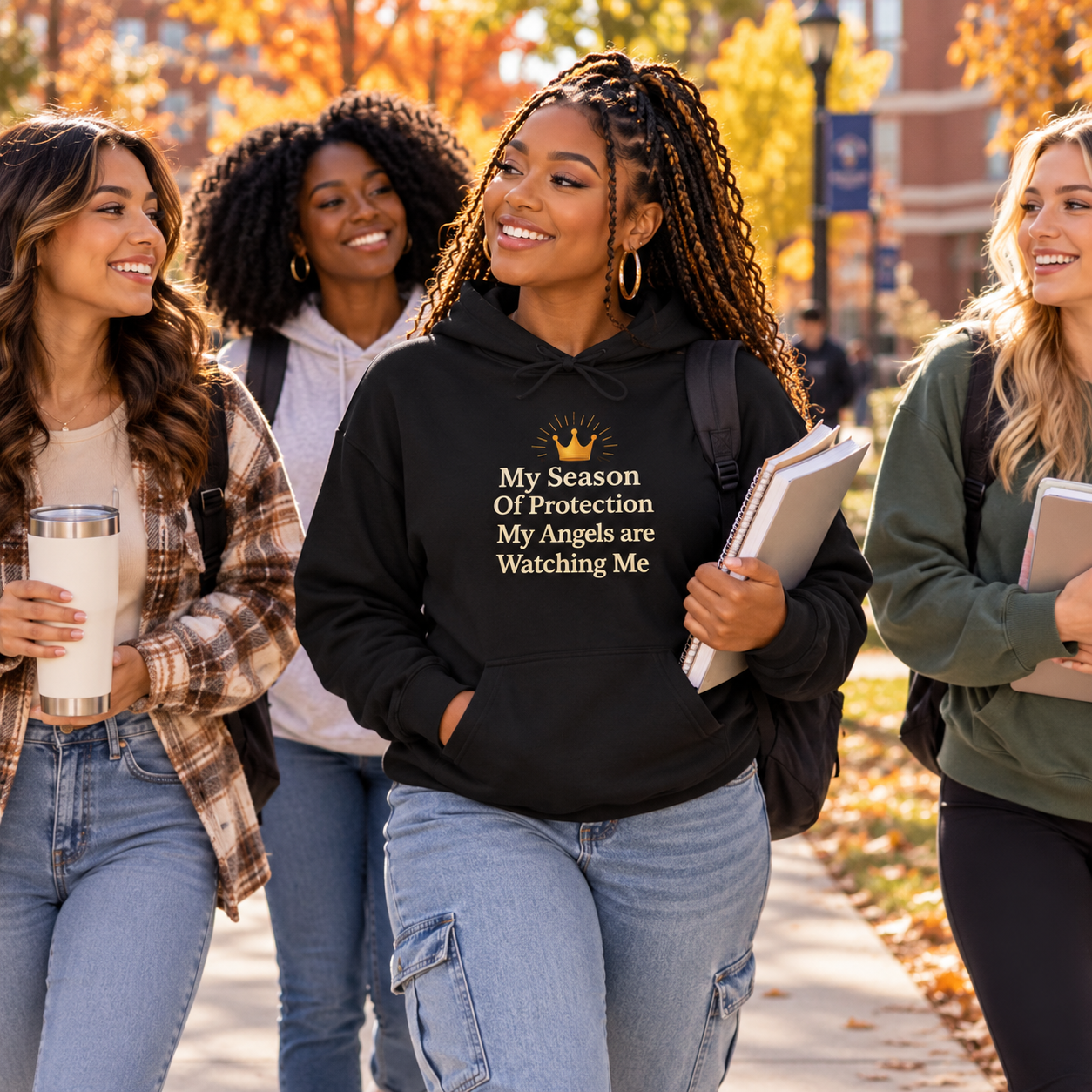 My Season Of Protection Hoodie, Cozy Sweatshirt , Casual Daily Wear