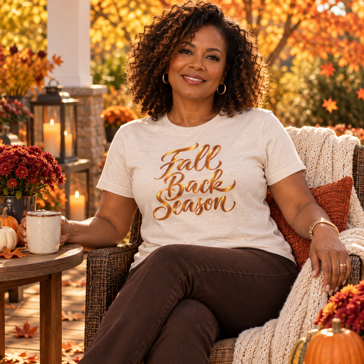 Fall Back Season T-Shirt — Graphic Tee