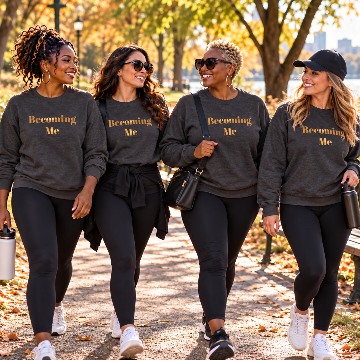 Becoming Me Fleece Crew Sweatshirt
