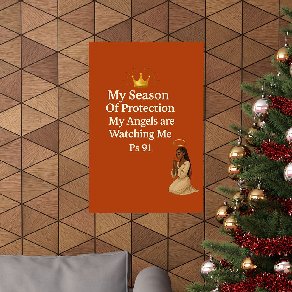 Thumbnail: My Season of Protection | Matte Vertical Posters | Wall Art, Psalm 91 
