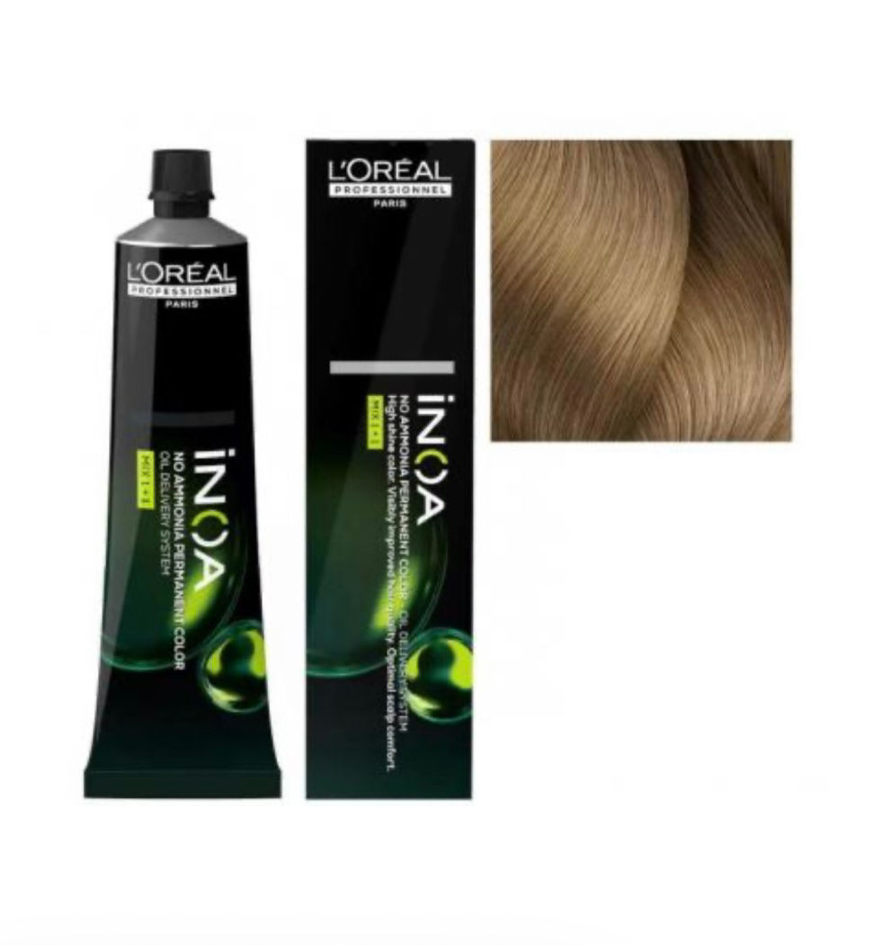 Vopsea de par permanenta INOA 8.0 BAZA , 60 ml, L’Oreal Professionnel