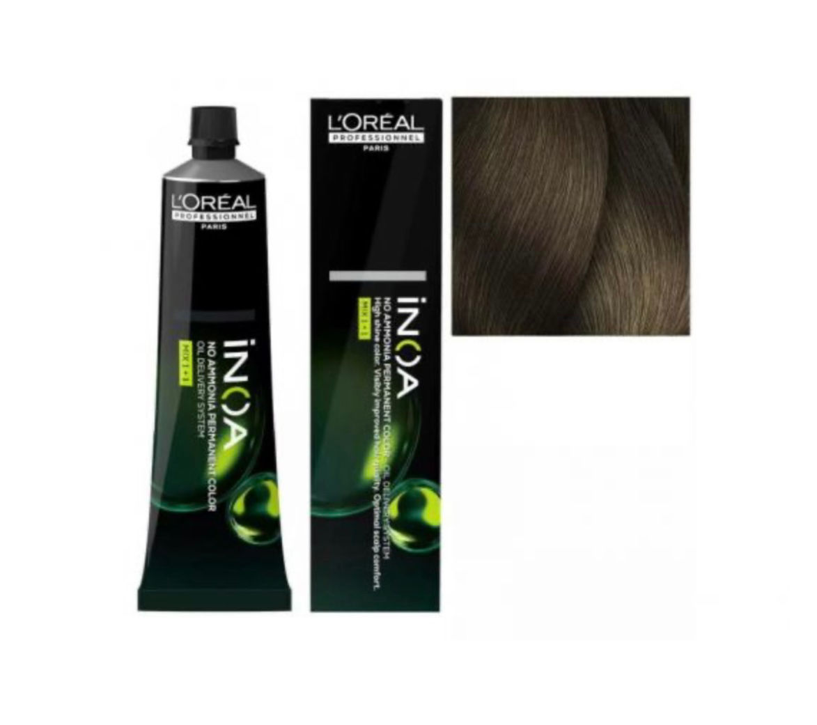 Vopsea de par permanenta INOA 7.0 BAZA , 60 ml, L’Oreal Professionnel