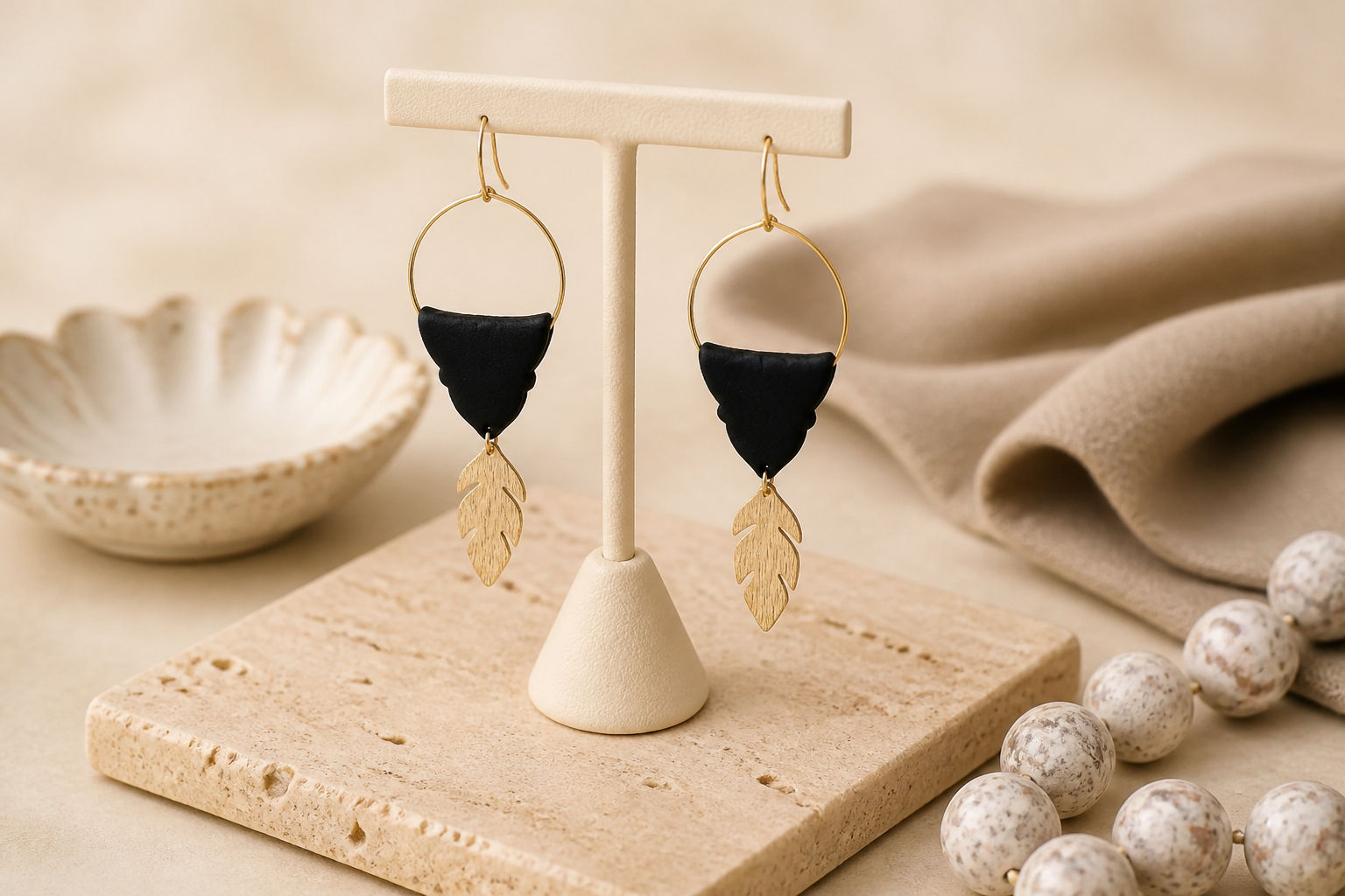 Boho Feather (Black)