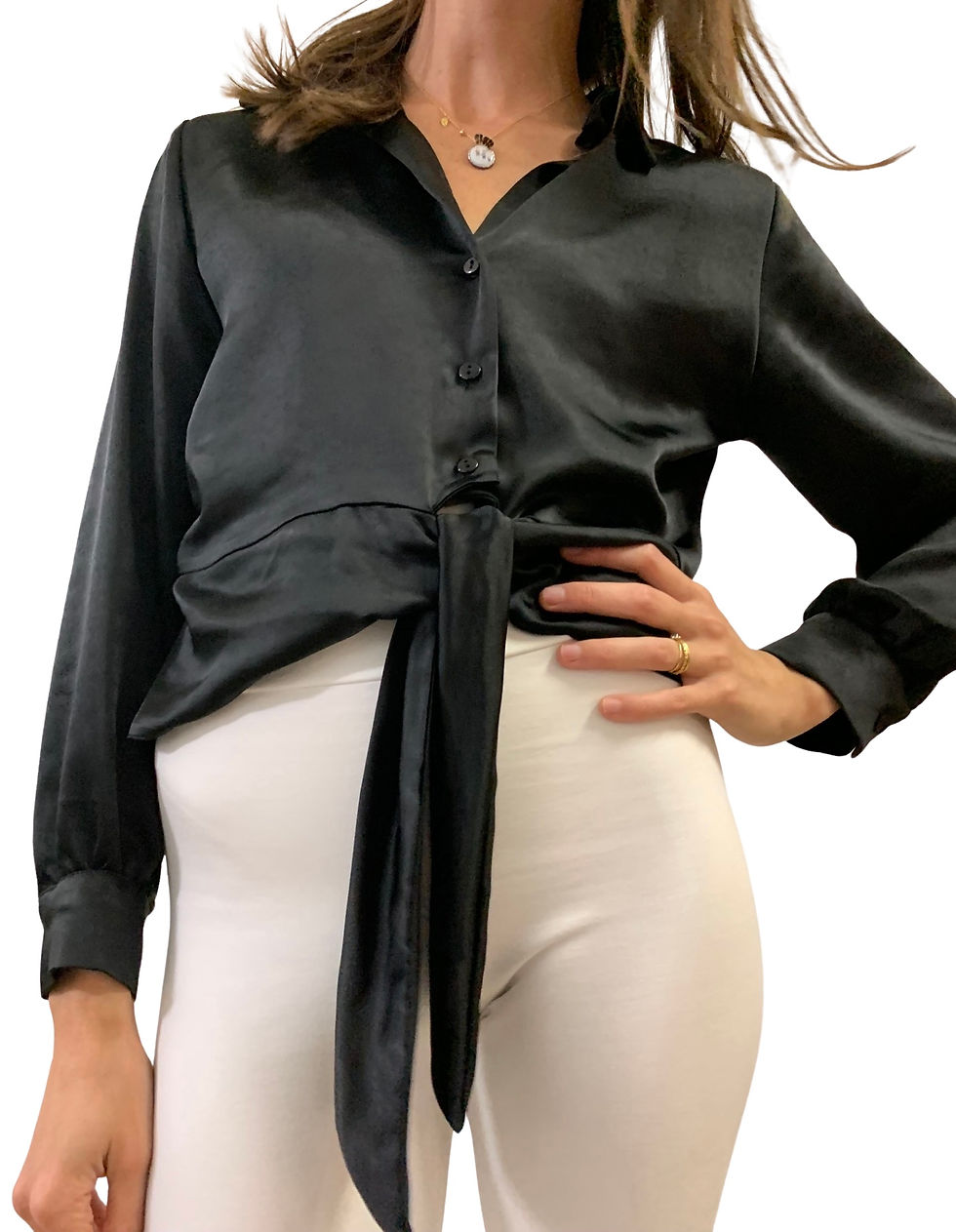 Blusa Camisa com nó