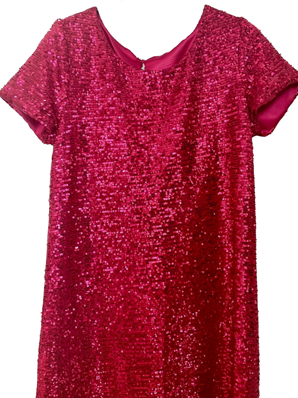Miniatura: Vestido T-shirt Lantejoulas