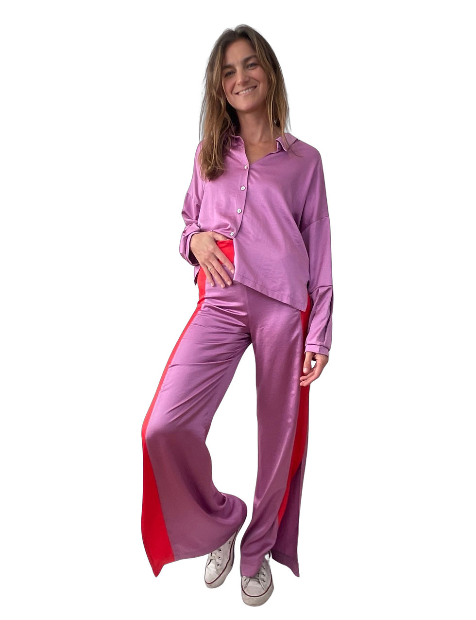 Calças Barra c/ Rachas