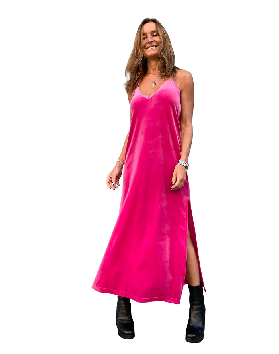 Miniatura: Vestido Veludo&Renda