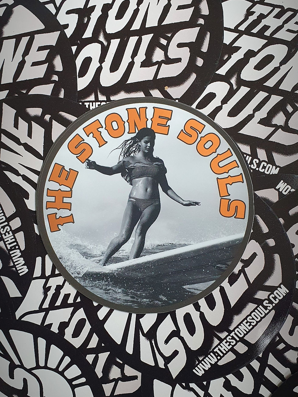 Thumbnail: The Stone Souls ☆ 'Surfer girl' sticker - Ltd. Ed. #50 ww