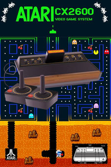 Atari CX2600 poster illustration