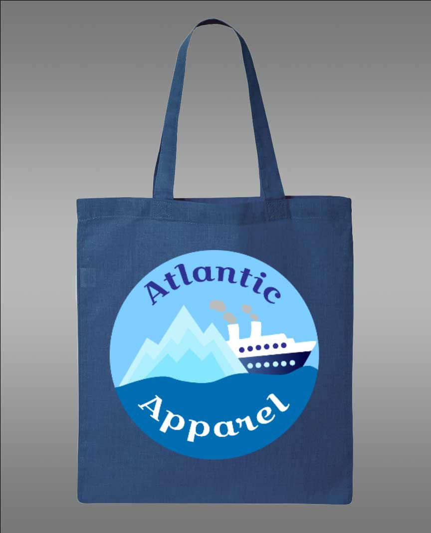 Atlantic Apparel tote bag mockup