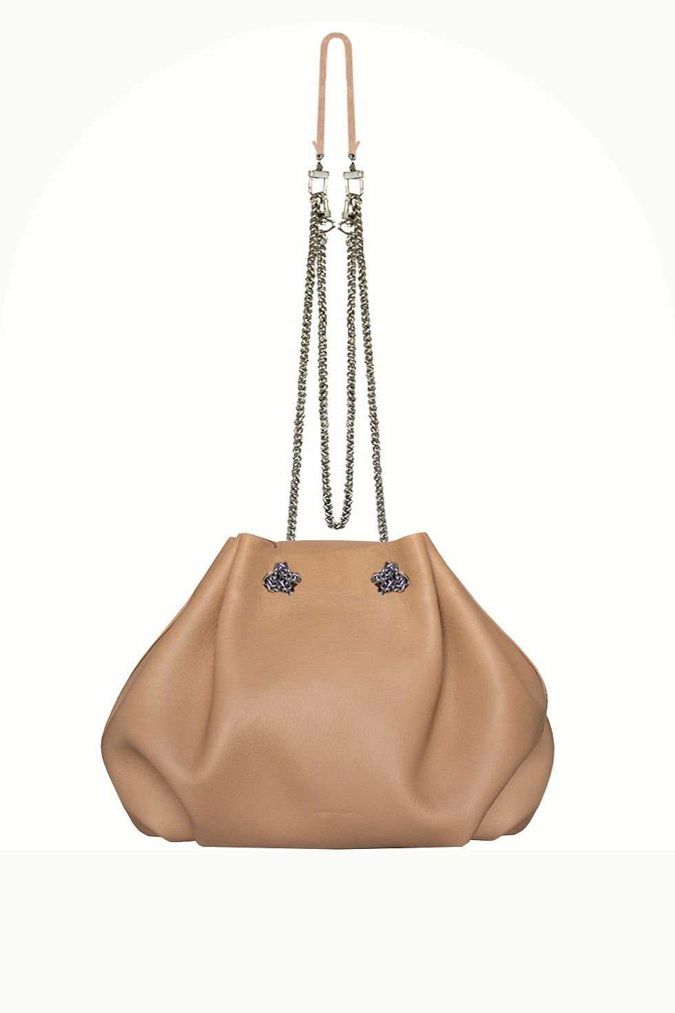 Midi worek "Retro" cielisty groszek. Ostatnia sztuka