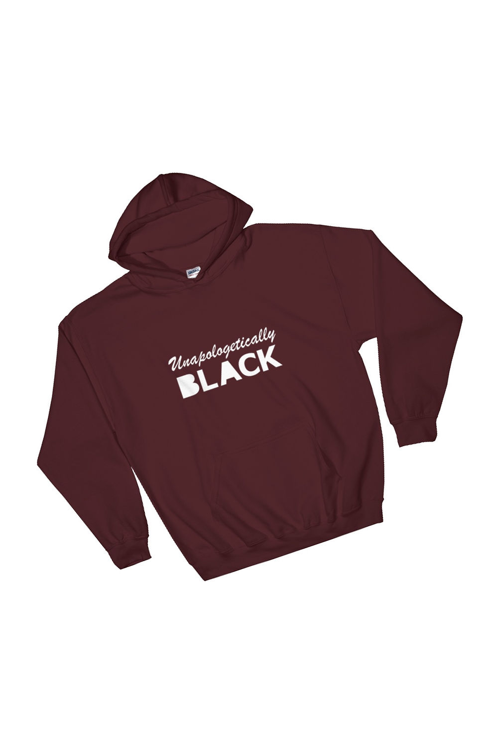 Thumbnail: Unisex unapologetically black pullover hoodie