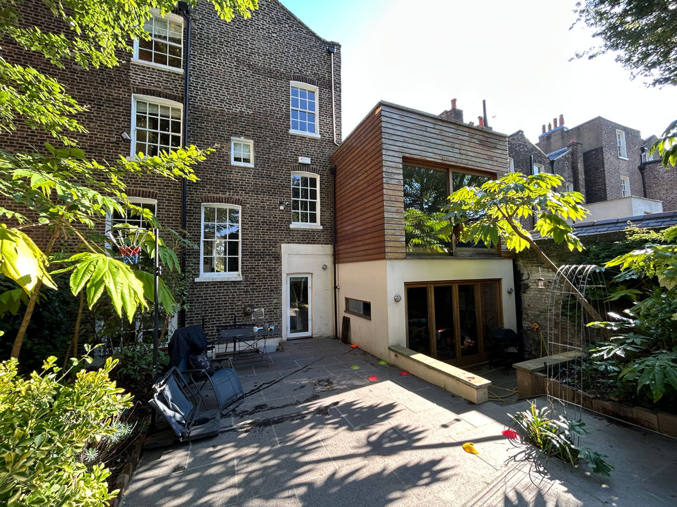 Existing rear elevation