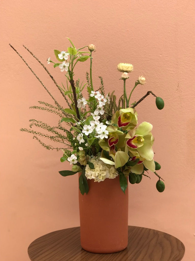 Miniatura: Arranjo Floral no Vaso Terracota